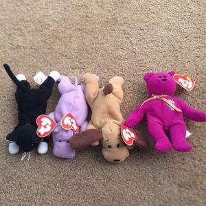 ty Teenie Beanie Babies (Lot of 4)